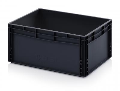 ESD Antistatic Euro Bin Containers - 60 x 40 x 27 cm (L x W x H) - 666 ESD EG 64/27 HG